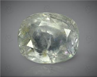 Natural White Sapphire Certified  4.57 CTS. ( 1584 )